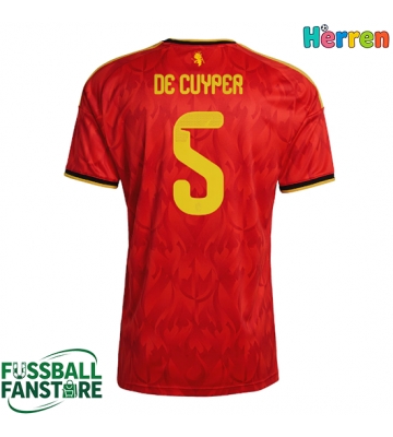 Belgien Maxim De Cuyper #5 Replik Heimtrikot WM 2026 Kurzarm